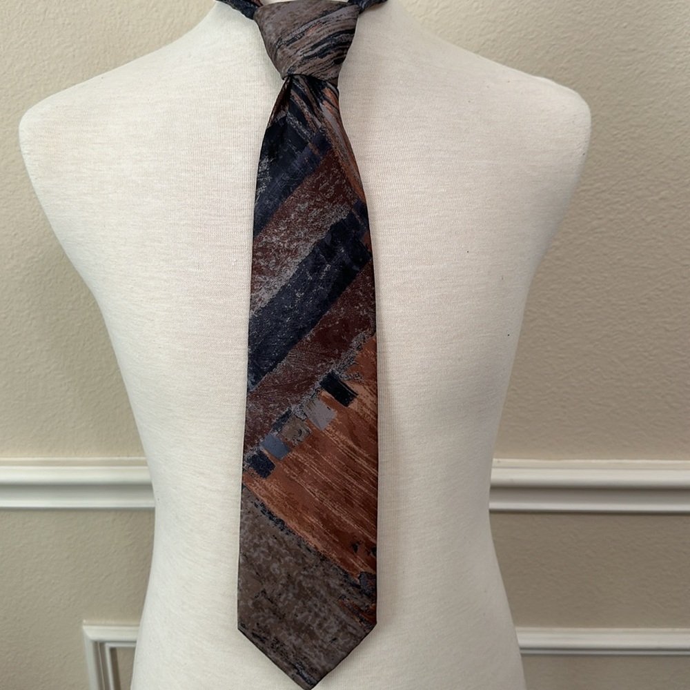 Alberto Serra TIE- brown multi